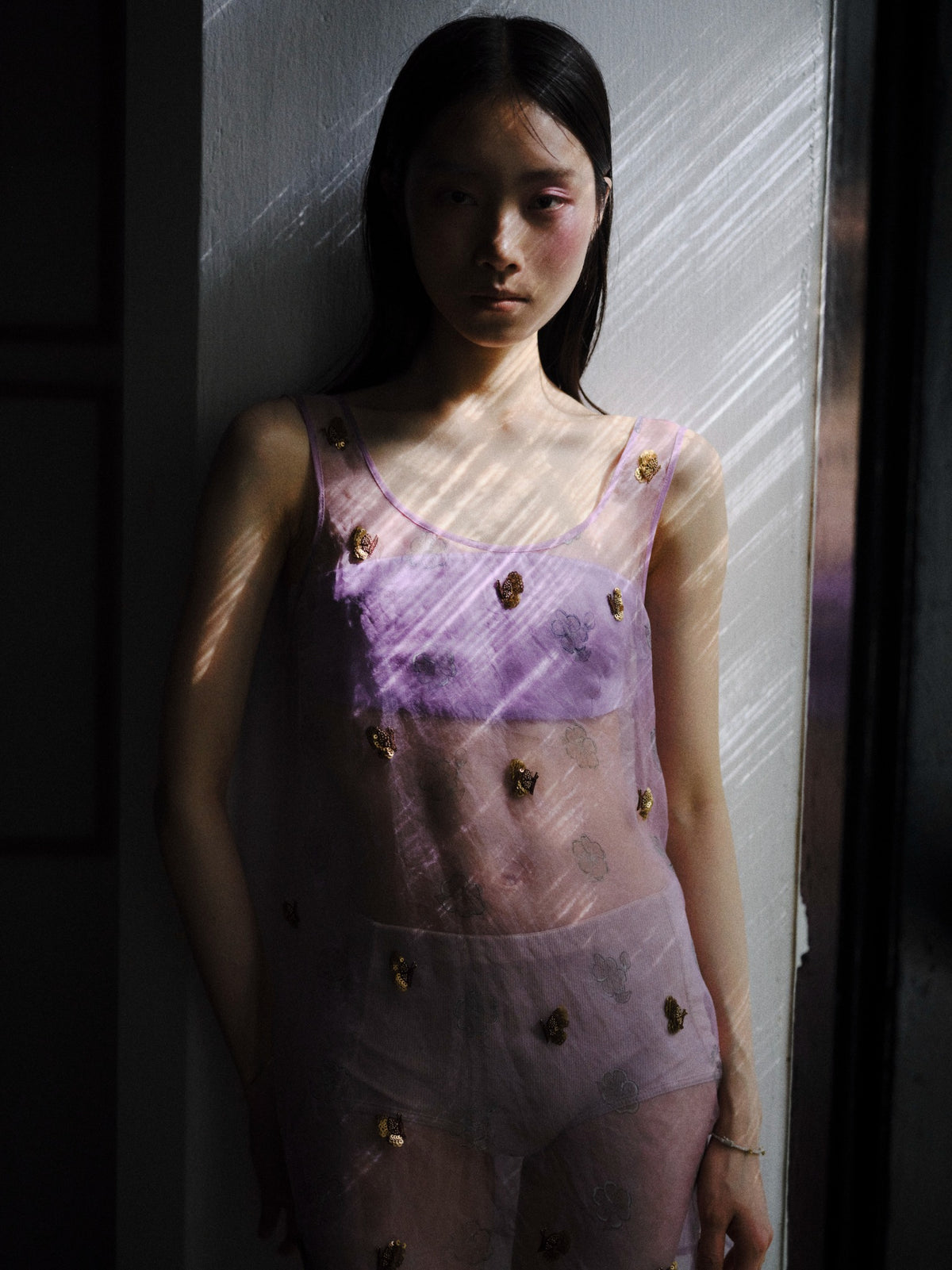 Silk Satin Lilac Bandeau