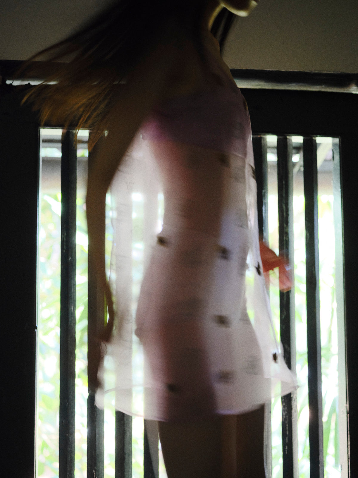 Butterflies in Bloom Silk Organza Lilac Short Dress